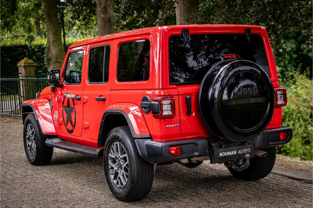 Jeep Wrangler 4xe 380 Overland Adaptive Cruise Tre uit 2021, foto 17