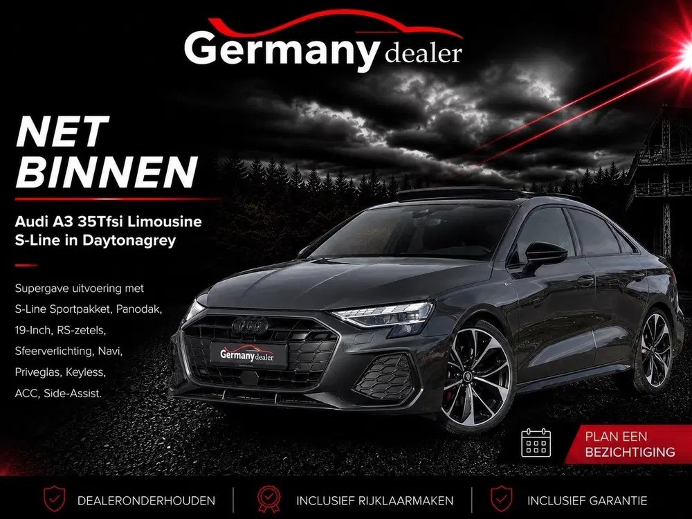 Audi A3 35TFSI S-Line 150pk Pano 19-Inch M-Led RS uit 2025