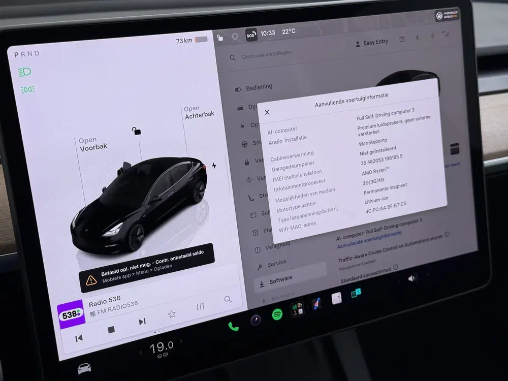 Tesla Model 3 Long Range RWD 75 kWh Warmtepomp PanoDak T uit 2023, foto 10