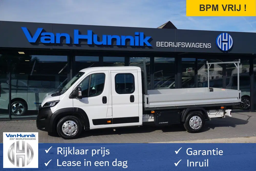 Fiat Ducato 35 Maxi DOKA 180PK Open Laadbak AUT 10" Sc uit 2024