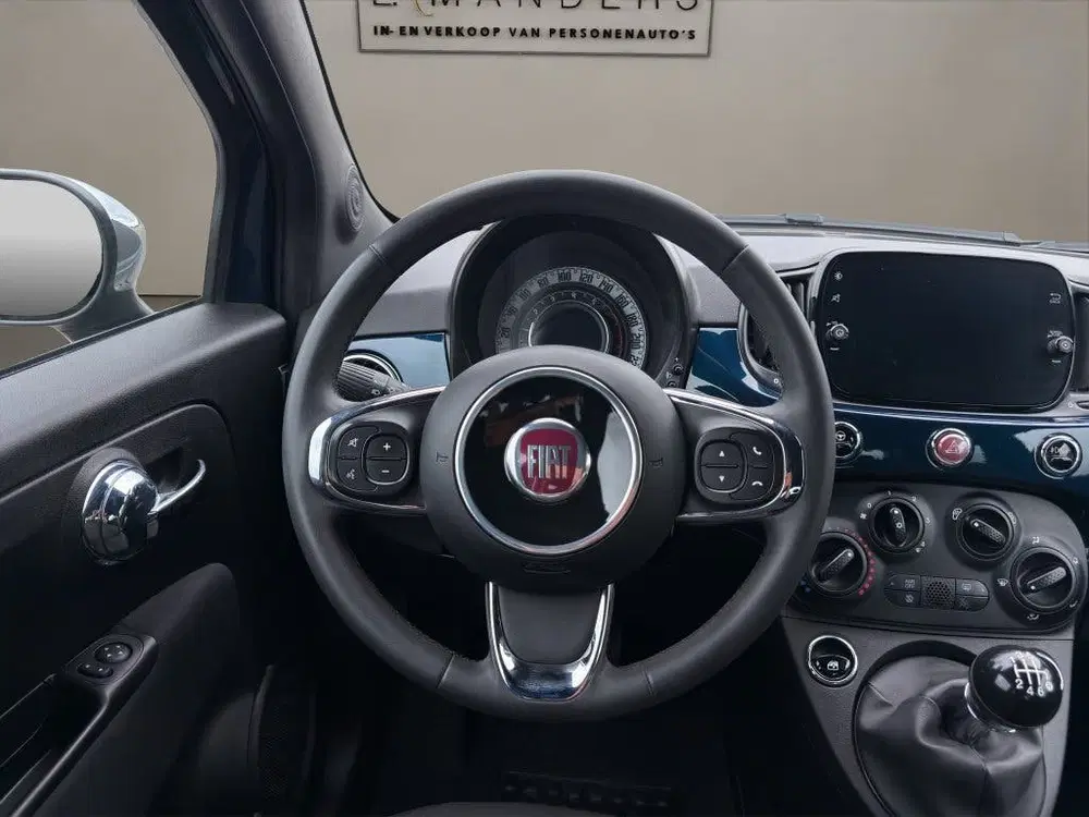 Fiat 500 1.0 Hybrid Dolcevita 2024 BLAUW uit 2024, foto 14