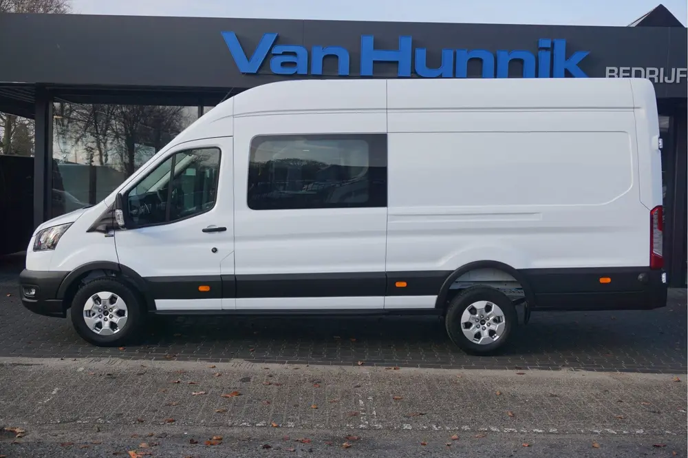 Ford Transit 350L 130PK L4H3 Dubbel Cabine BPM VRIJ Nav uit 2024, foto 2