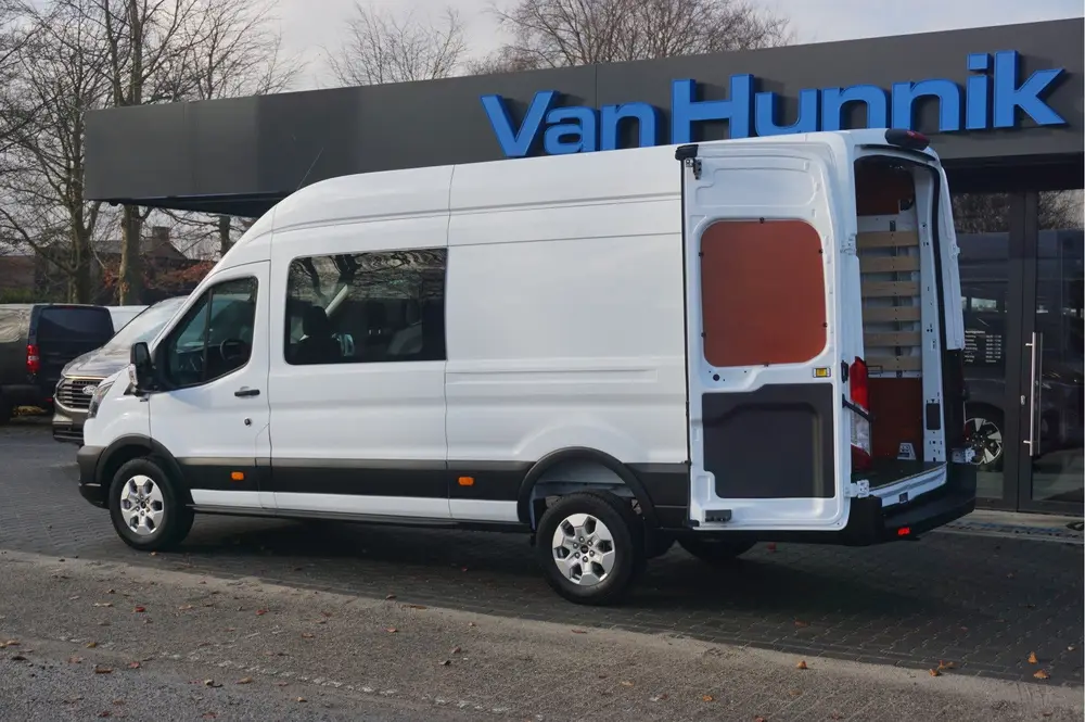 Ford Transit 350L 130PK L4H3 Dubbel Cabine BPM VRIJ Nav uit 2024, foto 4
