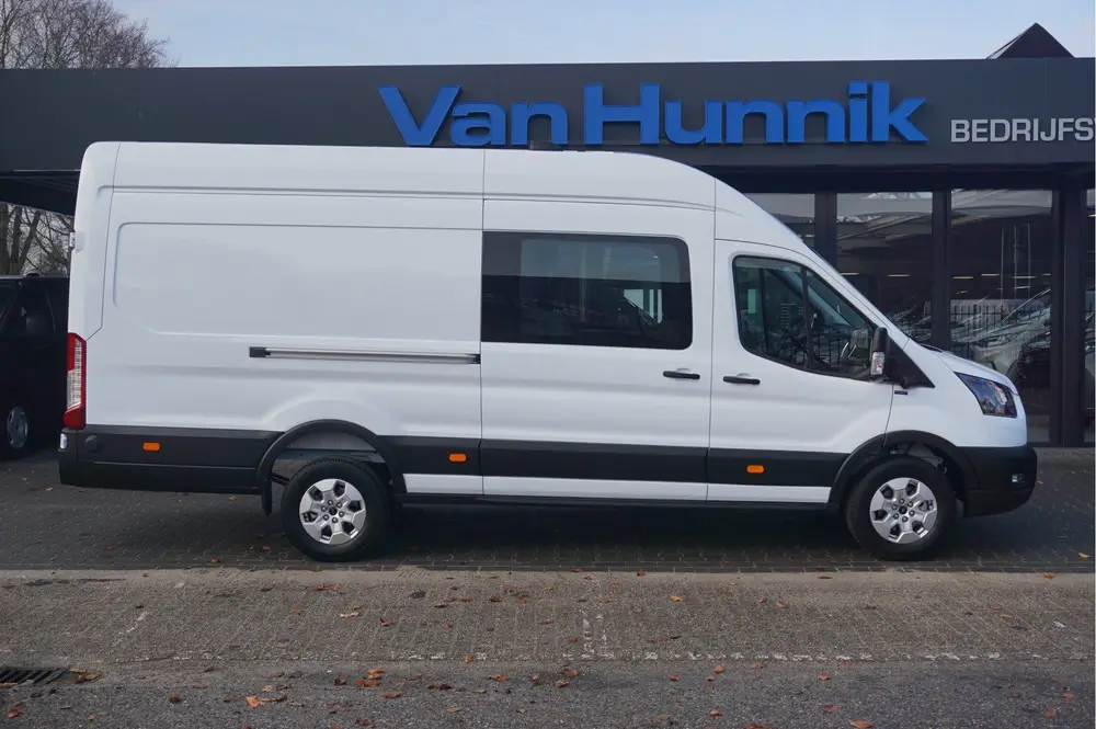 Ford Transit 350L 130PK L4H3 Dubbel Cabine BPM VRIJ Nav uit 2024, foto 6