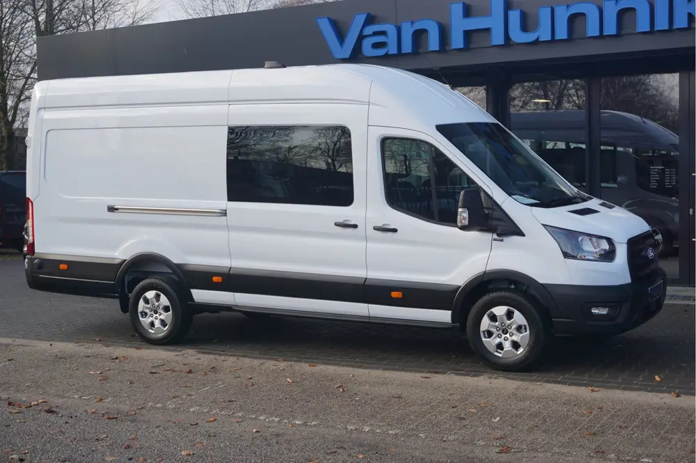 Ford Transit 350L 130PK L4H3 Dubbel Cabine BPM VRIJ Nav uit 2024, foto 7