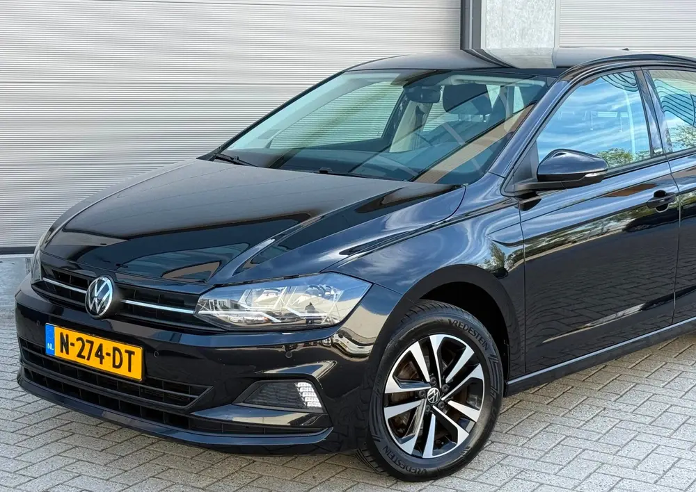 Volkswagen Polo 1.0 TSI Highline United 2021 Zwart NAP|APK uit 2021, foto 2