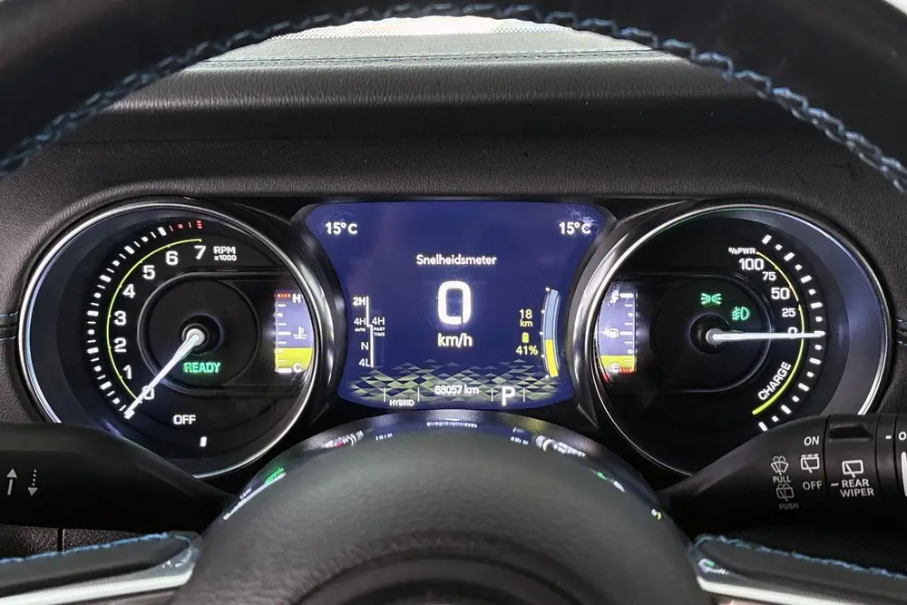 Jeep Wrangler 4xe 380 Rubicon Leder Stuur-Stoelver uit 2021, foto 11