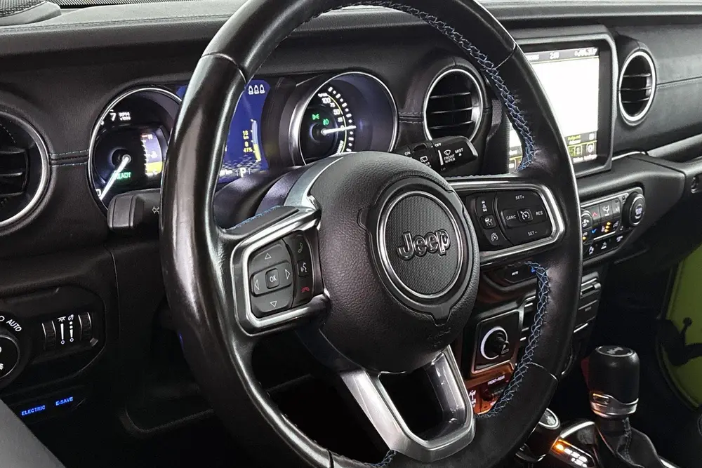 Jeep Wrangler 4xe 380 Rubicon Leder Stuur-Stoelver uit 2021, foto 12