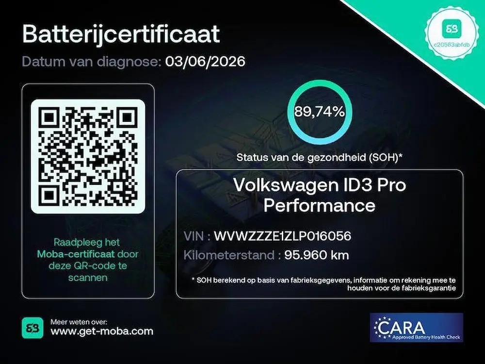 Volkswagen ID.3 First Plus 58 kWh SOH 89,74 (bj 2020) uit 2020, foto 12