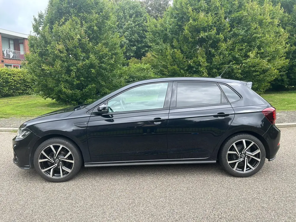 Volkswagen Polo 1.0 TSI 95pk 2x R LINE 2023 Zwart uit 2023, foto 3