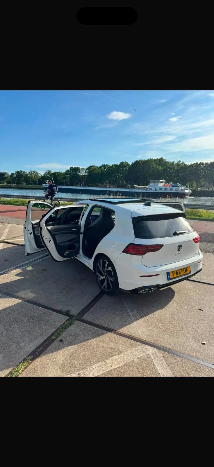 Volkswagen Golf 1.5 Etsi   3x Rline Wit uit 2021, foto 5