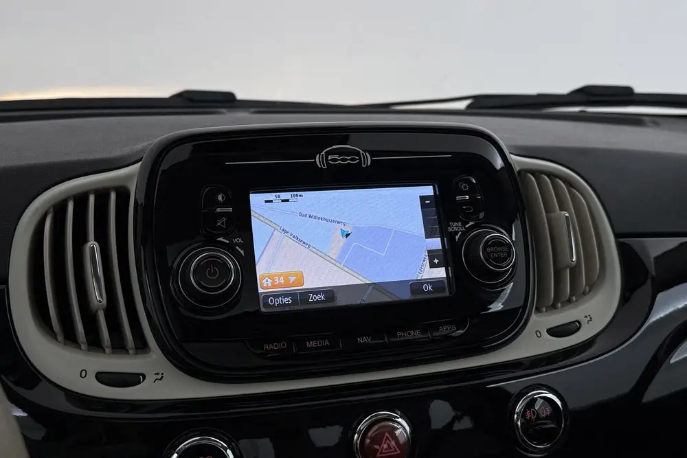Fiat 500 0.9 TwinAir Turbo Lounge | UNIEK glazen schuif-/kan uit 2019, foto 18