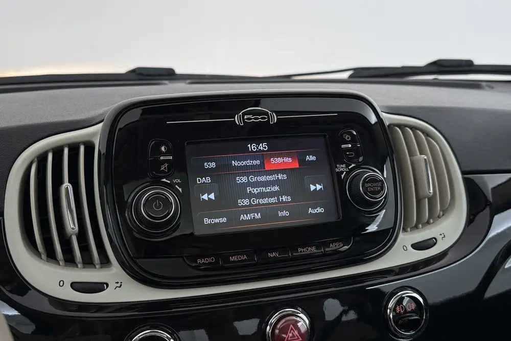 Fiat 500 0.9 TwinAir Turbo Lounge | UNIEK glazen schuif-/kan uit 2019, foto 19
