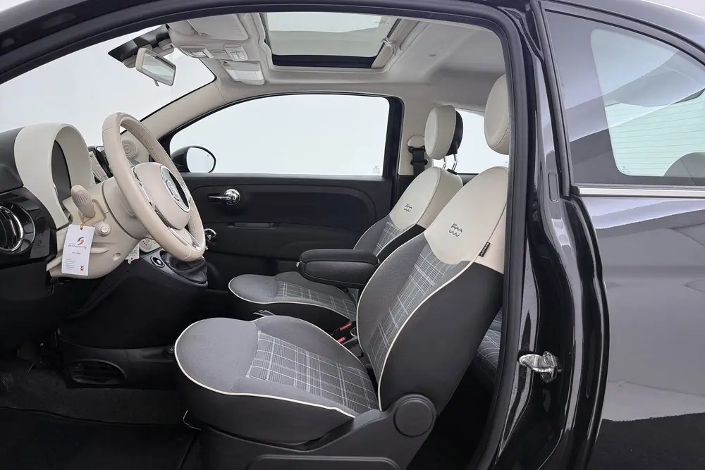 Fiat 500 0.9 TwinAir Turbo Lounge | UNIEK glazen schuif-/kan uit 2019, foto 3