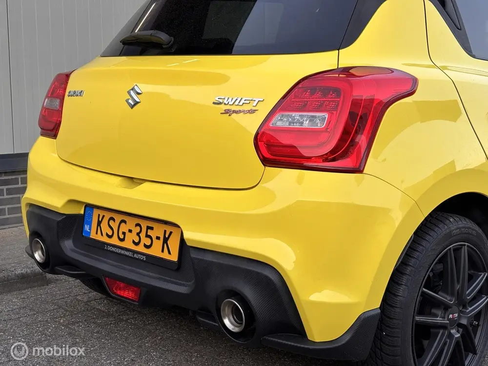 Suzuki Swift 1.4 Sport 140PK CHAMPION YELLOW camera RIJKLAAR uit 2019, foto 8
