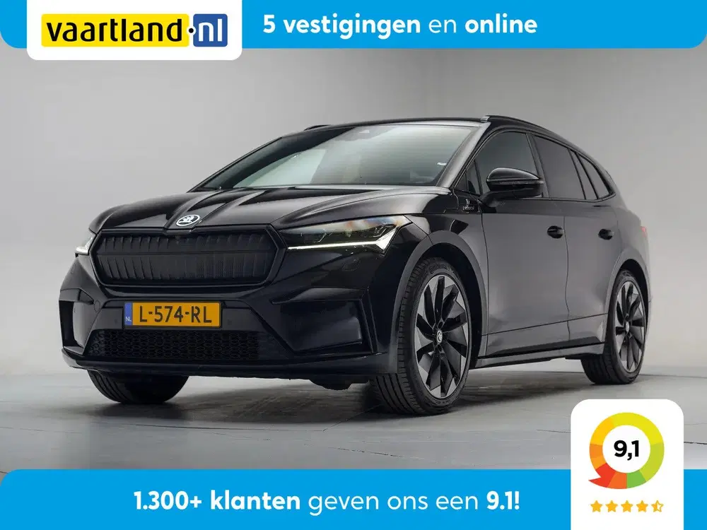 Skoda Enyaq 60 Sportline 3-Fase [ Trekhaak Navi Half-l uit 2021