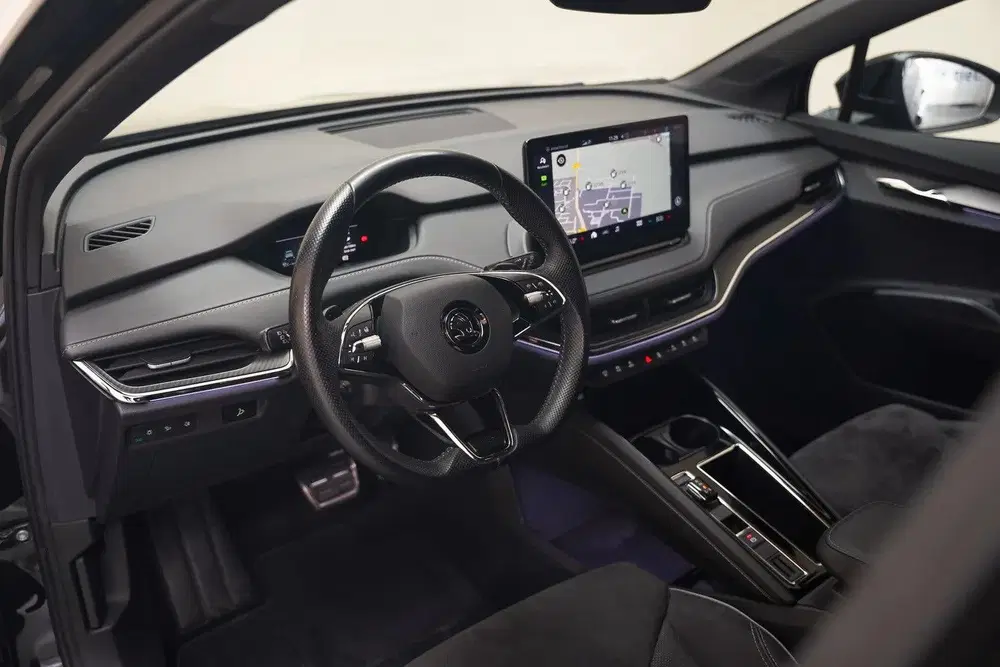 Skoda Enyaq 60 Sportline 3-Fase [ Trekhaak Navi Half-l uit 2021, foto 15