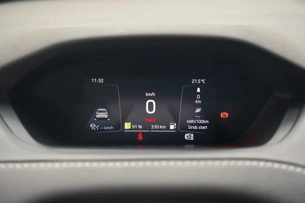 Skoda Enyaq 60 Sportline 3-Fase [ Trekhaak Navi Half-l uit 2021, foto 20