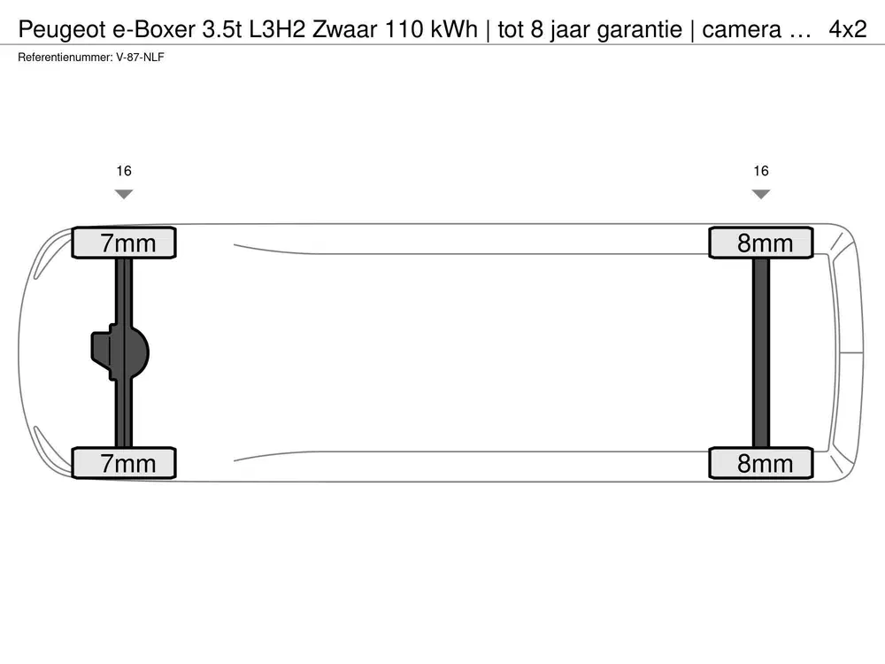 Peugeot Boxer 3.5t L3H2 Zwaar 110 kWh uit 2025, foto 8