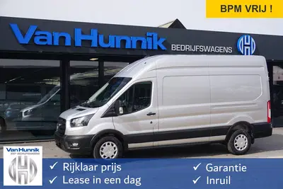 Ford Transit 350L 130PK L3H3 BPM VRIJ Airco uit 2024
