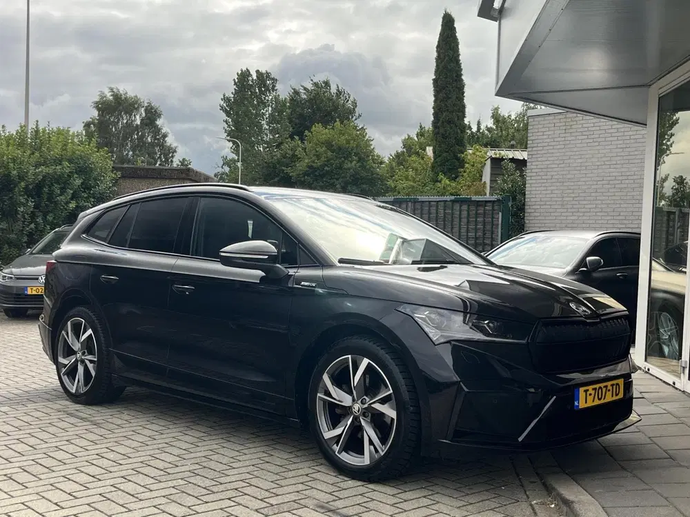 Skoda Enyaq 80 Sportline 204PK BTW SOH94% ACC+TREKH+KE uit 2023, foto 7