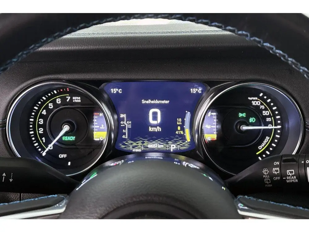 Jeep Wrangler Unlimited 4xe 380 Rubicon Leder Stuur-Stoe uit 2021, foto 11
