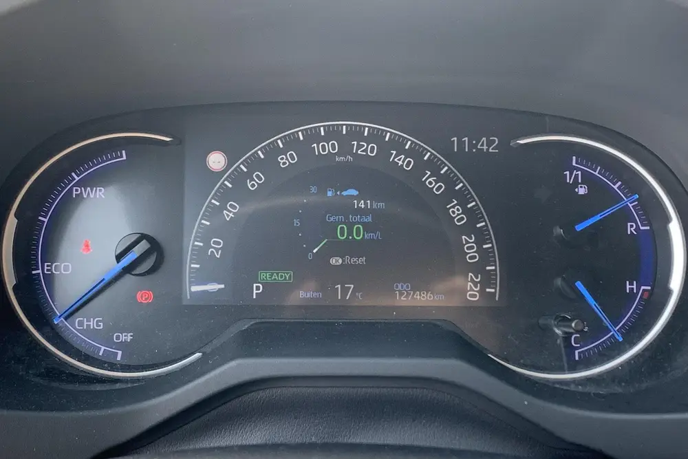 Toyota RAV4 2.5 Hybrid AWD Bi-Tone / Leer / Camera / Stoelve uit 2019, foto 13