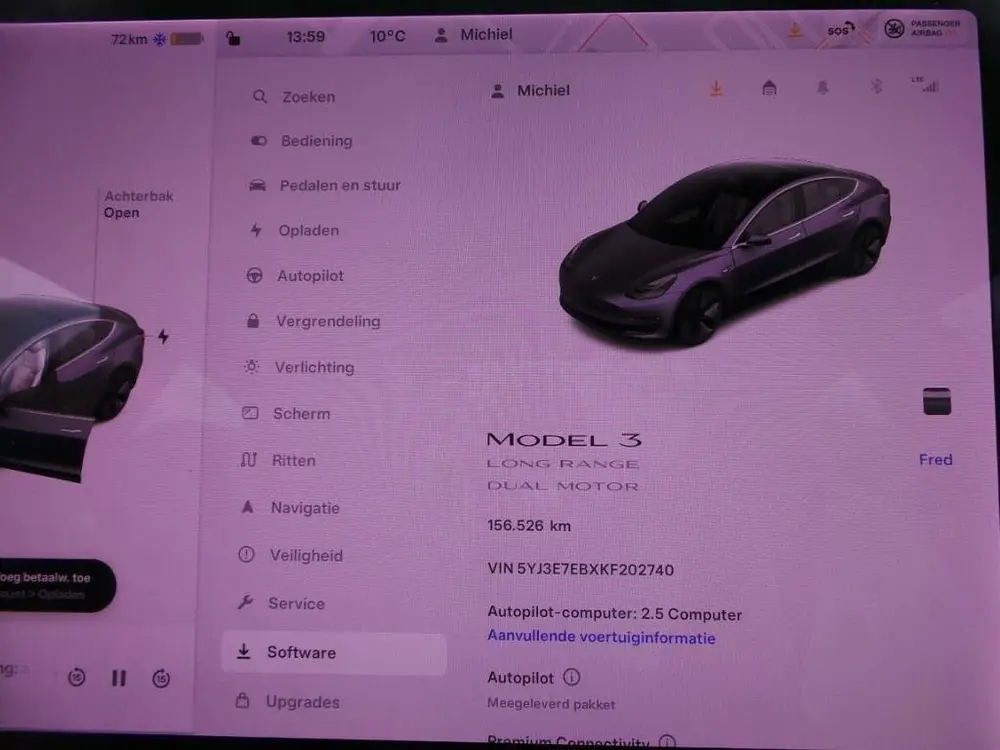 Tesla Model 3 Long Range 75 kWh ( INRUIL MOGELIJK ) uit 2019, foto 3