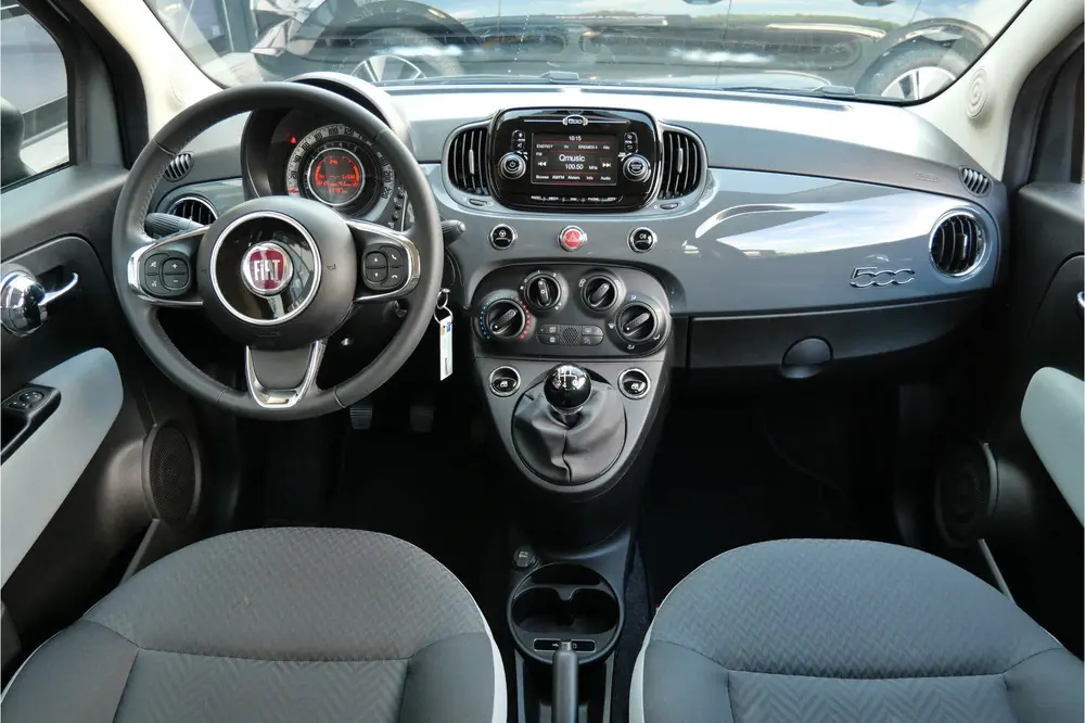 Fiat 500 1.2 Lounge | Airco | Cruise | MF- Stuur | Grigio Ca uit 2019, foto 10