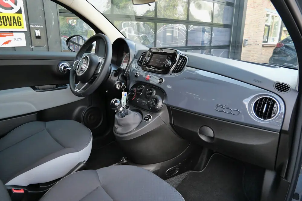 Fiat 500 1.2 Lounge | Airco | Cruise | MF- Stuur | Grigio Ca uit 2019, foto 3