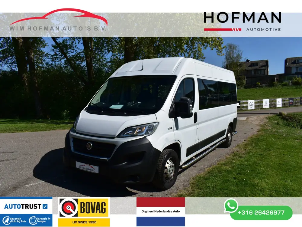 Fiat Ducato Benzine-CNG L3h2 Airco 9 Pers schuifdeur re uit 2019
