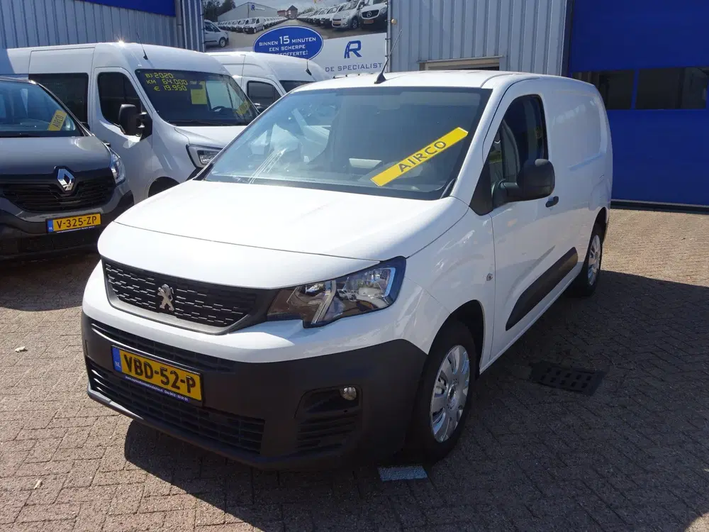 Peugeot Partner 1.6 BlueHDI Premium Long 100 PK AIRCO NAVI uit 2019, foto 2