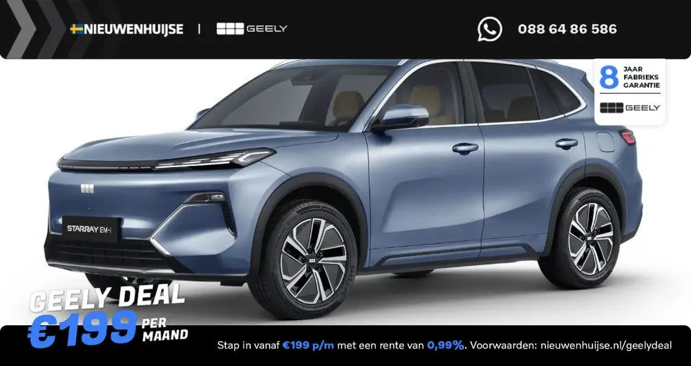 Geely Starray EM-i 1.5 Pro uit 2026
