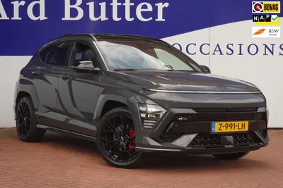 Hyundai KONA 1.6 GDI HEV N Line Sky+Led+Pano-dak+Leder+ uit 2024