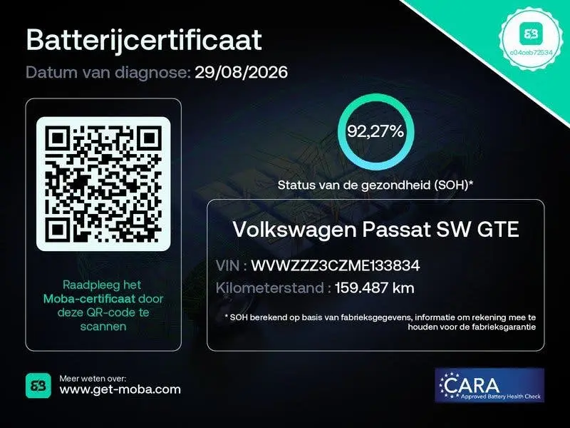 Volkswagen Passat Variant 1.4 TSI PHEV GTE Business Vir Klok uit 2021, foto 2