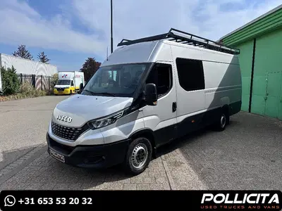 Iveco Daily 3.0 L Dubbel cabine Automaat Trekhaak L4H2 uit 2021