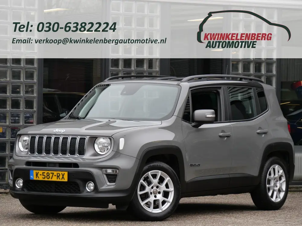 Jeep Renegade 1.3T LIMITED/ AFN. TREKHAAK/ CARPLAY/ PDC V+A/ uit 2021