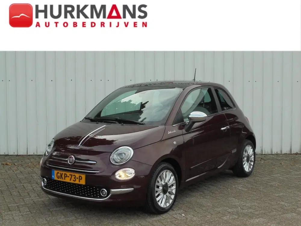 Fiat 500 1.0 70PK HYBRID DOLCEVITA PANO LEUKE KLEUR uit 2021