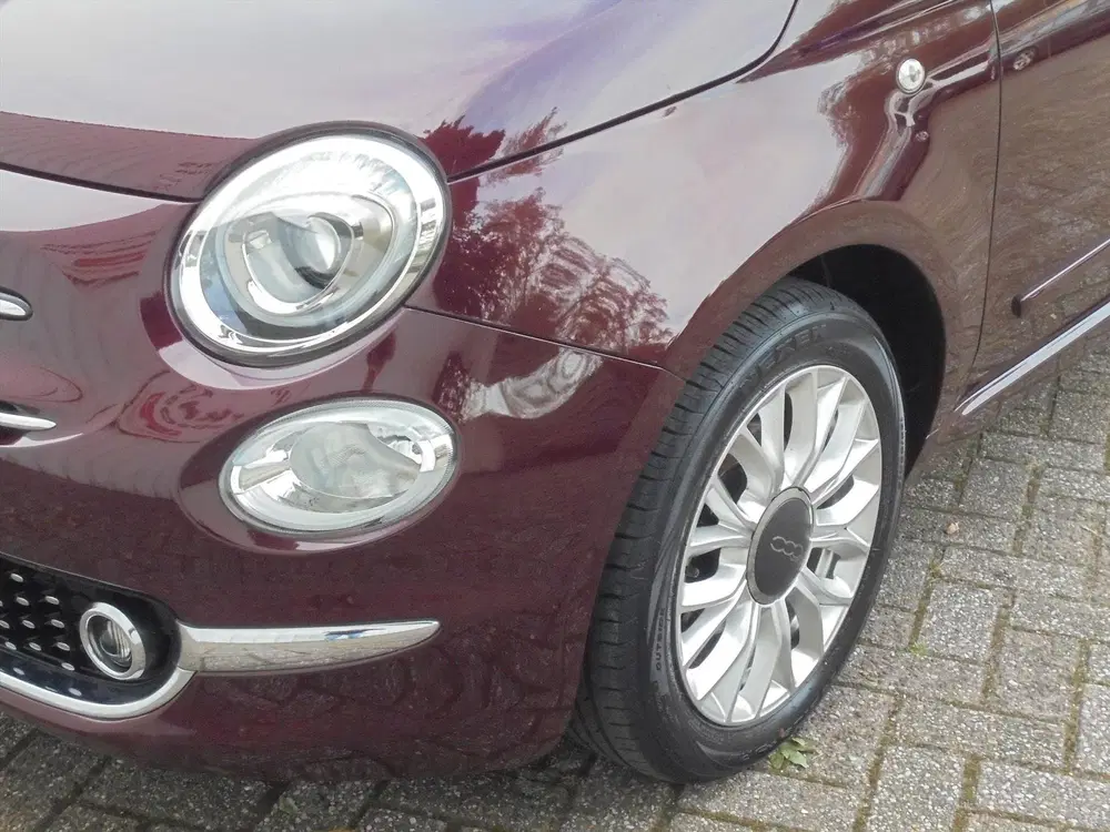 Fiat 500 1.0 70PK HYBRID DOLCEVITA PANO LEUKE KLEUR uit 2021, foto 16