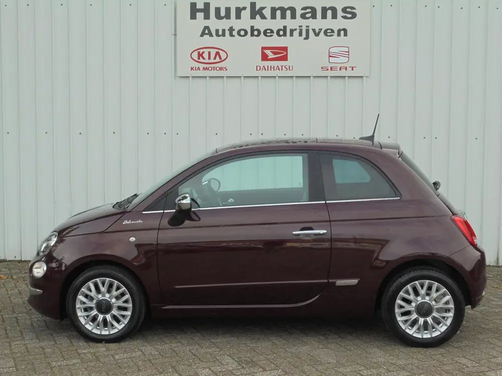 Fiat 500 1.0 70PK HYBRID DOLCEVITA PANO LEUKE KLEUR uit 2021, foto 4