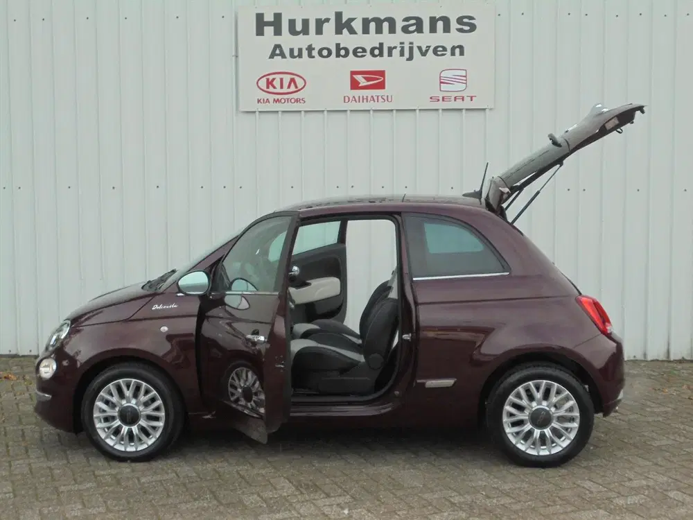 Fiat 500 1.0 70PK HYBRID DOLCEVITA PANO LEUKE KLEUR uit 2021, foto 5