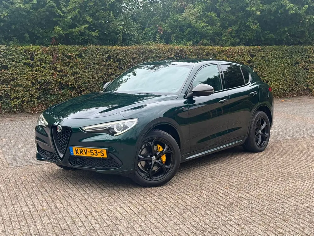 Alfa Romeo Stelvio Veloce TI Q4 Verde Visconti Luxe uitgerus uit 2021