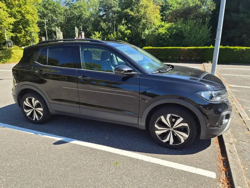 Volkswagen T-Cross 1.0 TSI 95pk 2021 Zwart uit 2021, foto 3