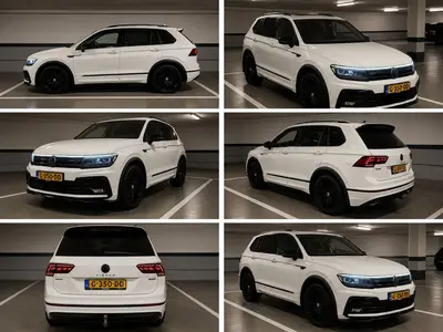Volkswagen Tiguan Allspace R-Line 1.5 TSI 2019 Wit 7p bomvol uit 2019