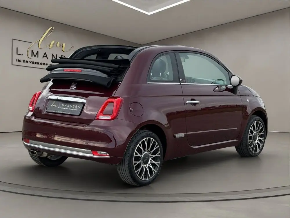 Fiat 500C 1.2 Star 2019 BORDEAUX uit 2019, foto 10