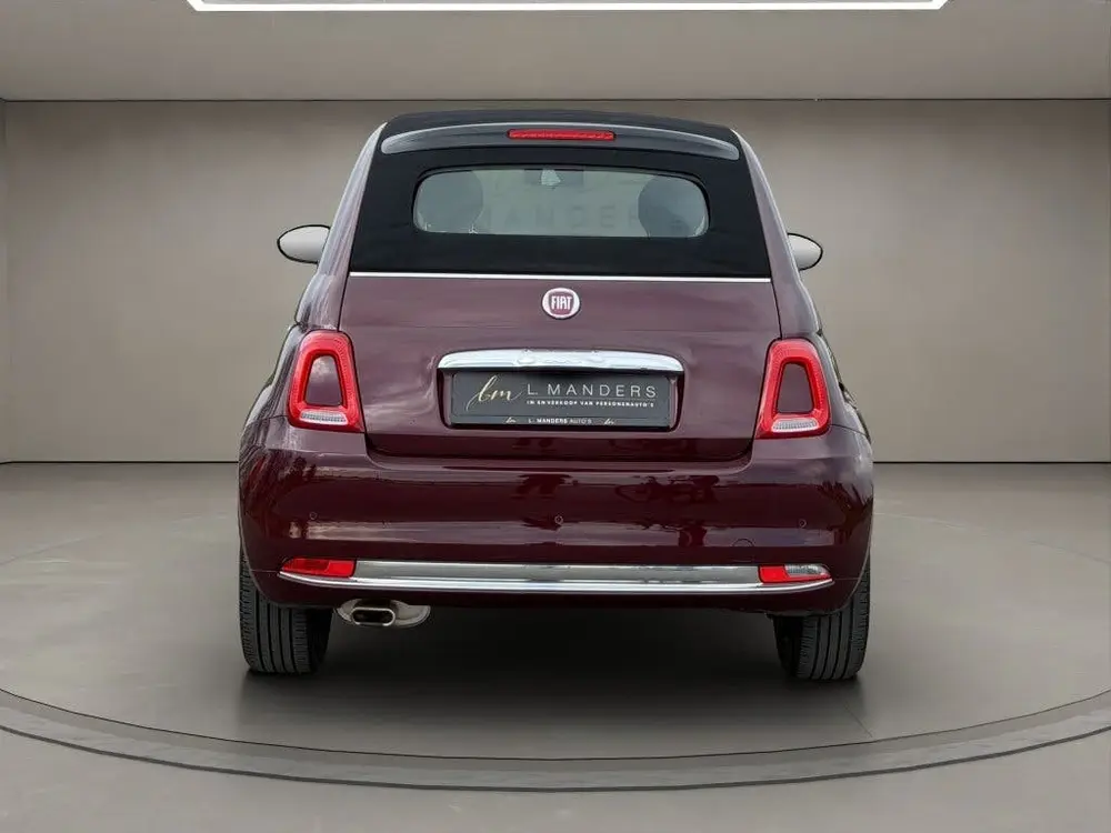Fiat 500C 1.2 Star 2019 BORDEAUX uit 2019, foto 12
