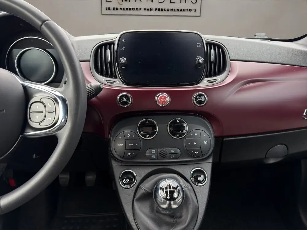 Fiat 500C 1.2 Star 2019 BORDEAUX uit 2019, foto 18