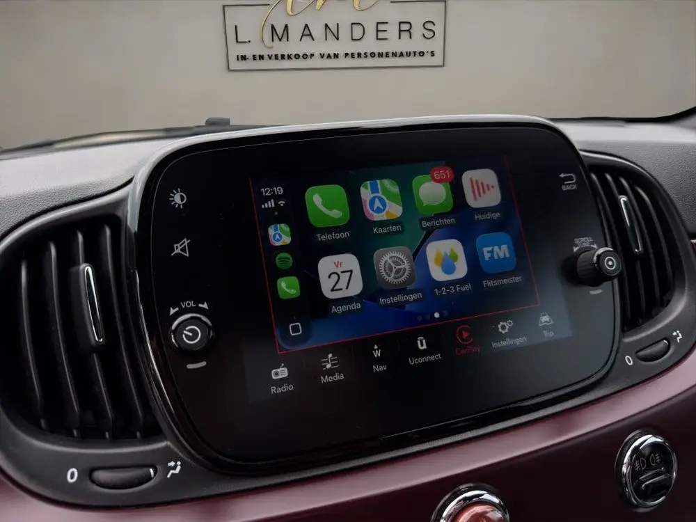 Fiat 500C 1.2 Star 2019 BORDEAUX uit 2019, foto 20