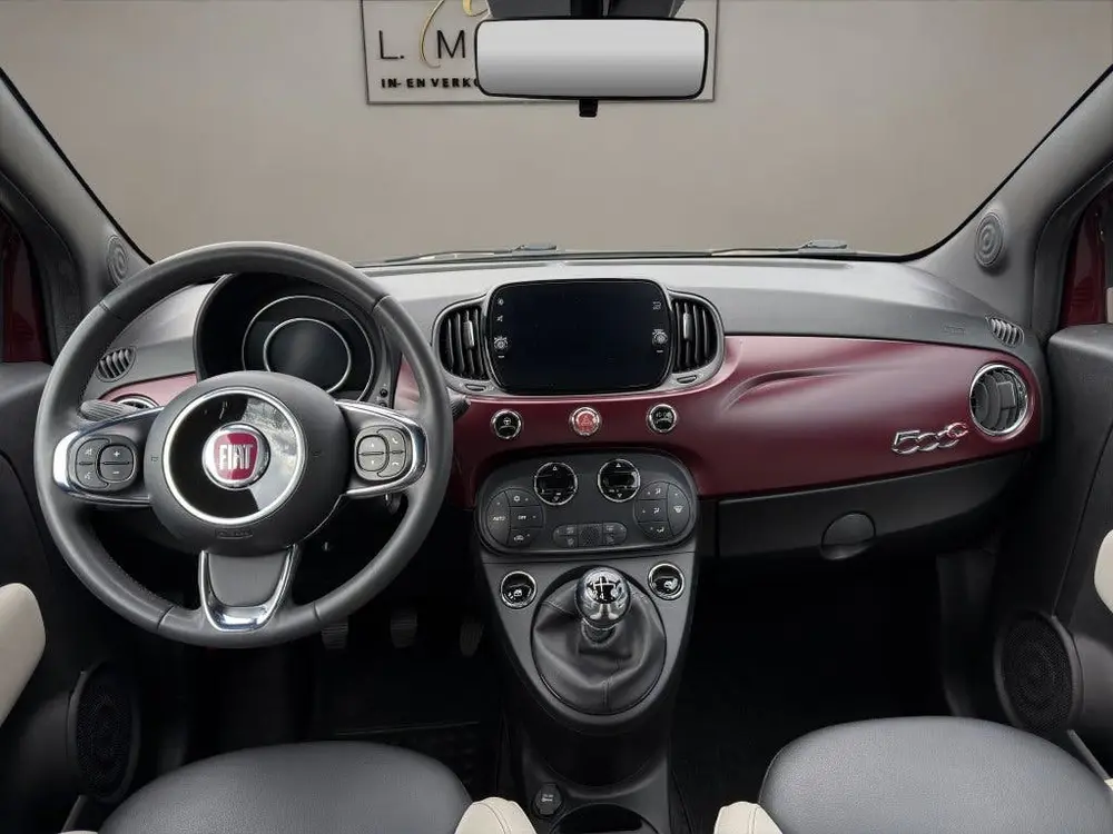 Fiat 500C 1.2 Star 2019 BORDEAUX uit 2019, foto 3
