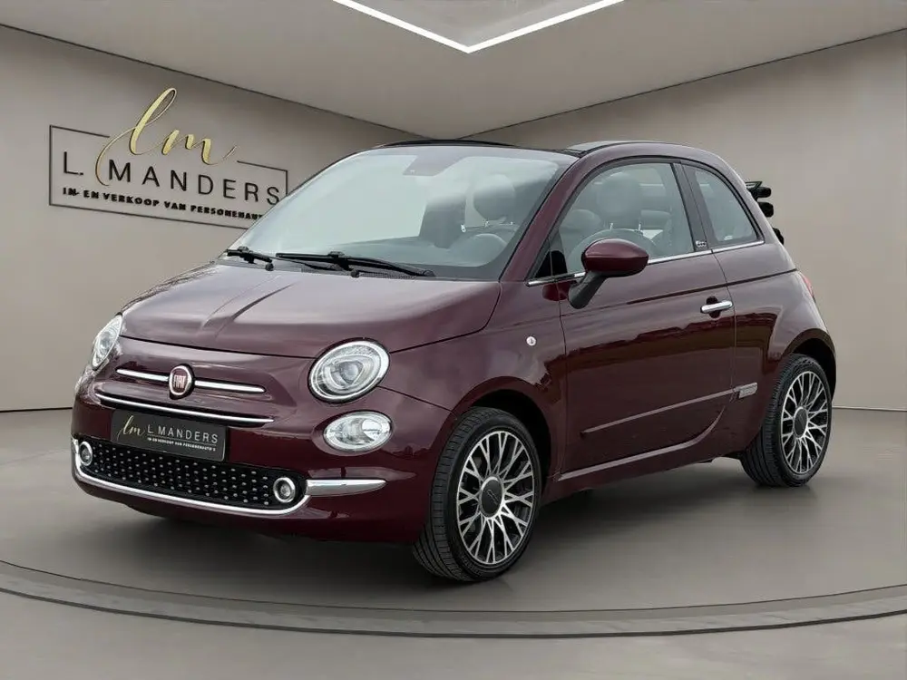 Fiat 500C 1.2 Star 2019 BORDEAUX uit 2019, foto 6